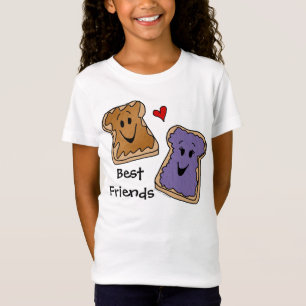 Best Friends, Peanut Butter Jelly Cartoon T-Shirt