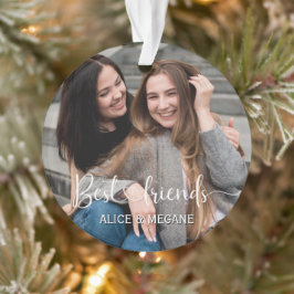 Best Friends Personalized Foto Ornament