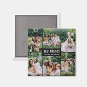 Best Friends Personalized Photo Magnet (Voorkant / Achterkant)