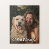 Best Friends Pet Photo Custom Gift for Pet Lovers Legpuzzel (Verticaal)