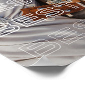 Best Friends Photo and Modern Text Overlay Poster (Hoek)