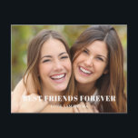 Best Friends Photo Birthday Briefkaart<br><div class="desc">Foto van beste vrienden,  briefkaart voor verjaardag. Vervang de foto met uw en verander de naam.</div>