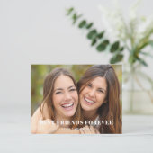 Best Friends Photo Birthday Briefkaart (Staand voorkant)