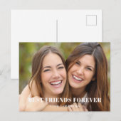 Best Friends Photo Birthday Briefkaart (Voorkant / Achterkant)