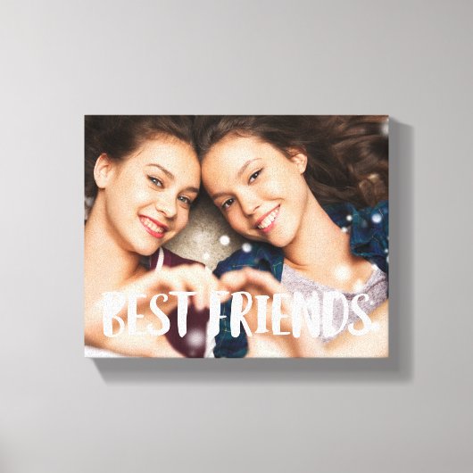 Best Friends Photo Canvas Afdruk (Voorkant)