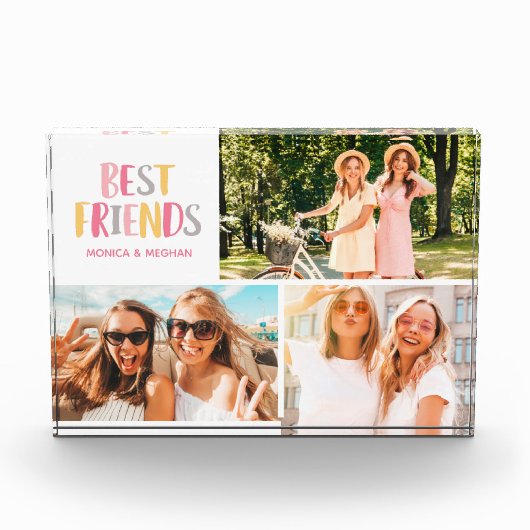 Best Friends Photo Collage Block Fotoblokken (Voorkant)