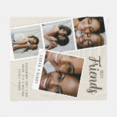 Best Friends Photo Collage Fleece Blanket (Voorkant (Horizontaal))