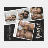 Best Friends Photo Collage Fleece Blanket (Voorkant (Horizontaal))