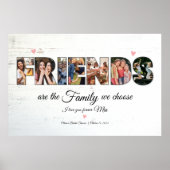 Best Friends Photo Collage Gift Poster (Voorkant)