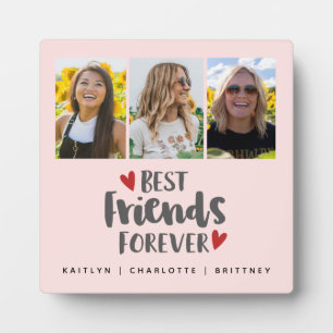 Best Friends Photo Collage Plaque Fotoplaat
