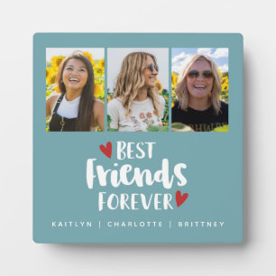 Best Friends Photo Collage Plaque Fotoplaat