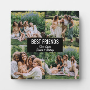 Best Friends Photo Collage Plaque Fotoplaat