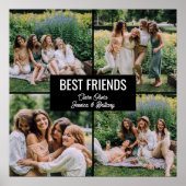 Best Friends Photo Collage Poster (Voorkant)