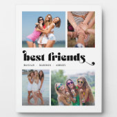 Best Friends Photo Collage Retro Fotoplaat (Voorkant)