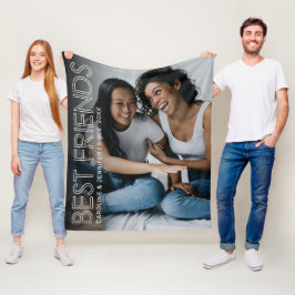 Best Friends Photo Fleece Deken