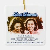 Best Friends Photo in Keepomwille Keramisch Ornament (Voorkant)