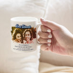 Best Friends Photo Koffiemok<br><div class="desc">Op zoek naar een speciaal cadeau voor je Bestie? Deze leuke mok maakt een perfect cadeau voor een beste vriend die ver weg leeft. Geïnspireerd door een mok die ik ontworpen heb om mijn beste vriend Angela te geven, kenmerkt dit ontwerp de woorden "Beste vrienden" in een leuke retro-stijl lettersoort,...</div>