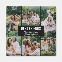 Best Friends Photo Magnet