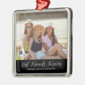 Best Friends Photo Metalen Ornament (Links)