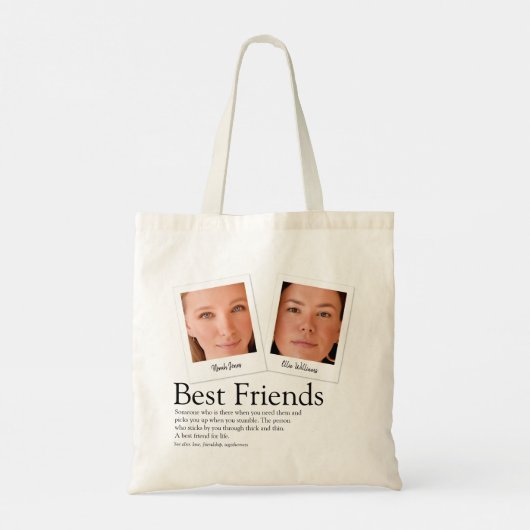Best Friends Photos Definition Foto Tote Bag (Achterkant)