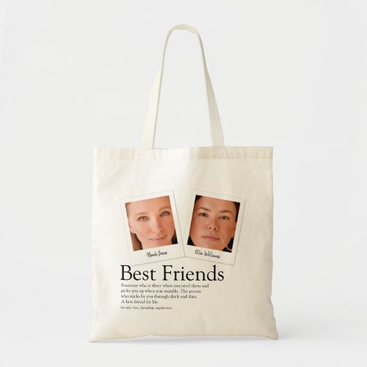 Best Friends Photos Definition Foto Tote Bag (Voorkant)
