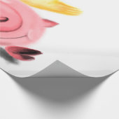 Best Friends Piggy Chick en Mouse - Cartoon  Cadeaupapier (Hoek)