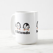 best friends - Pinguine Koffiemok (Voorkant links)