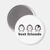 best friends - Pinguine Magneet (Voorkant / Achterkant)