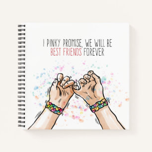 Best Friends Pinky Promise  Laptop Notitieboek