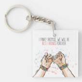 Best Friends Pinky Promise Sleutelhanger (voorkant)