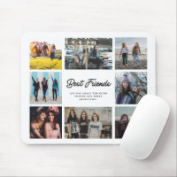 Best Friends Quote Eight Photo Collage Muismat