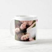 Best Friends Red Heart Foto Koffiemok (Voorkant links)