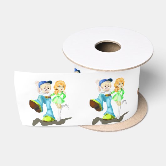 Best Friends Ribbon - Satijnen Lint (Spoel)