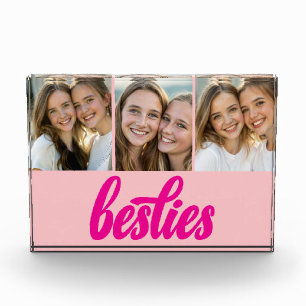 Best Friends Script Gift for Friends Photo Collage Fotoblokken