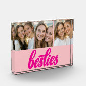 Best Friends Script Gift for Friends Photo Collage Fotoblokken (Links)