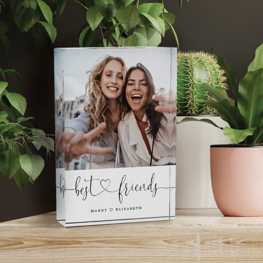 Best Friends Script Gift Photo Keepomwille Fotoblokken