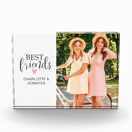 Best Friends Script Keepomwille Photo Block Fotoblokken (Voorkant)