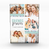Best Friends Script Photo Collage Block Fotoblokken (Voorkant)
