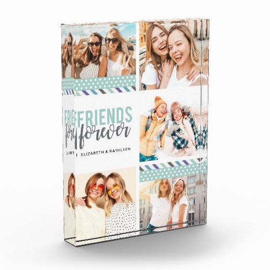 Best Friends Script Photo Collage Block Fotoblokken (Links)