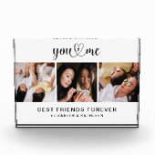 Best Friends Script Photo Collage Block Fotoblokken (Voorkant)