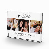 Best Friends Script Photo Collage Block Fotoblokken (Rechts)