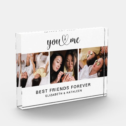 Best Friends Script Photo Collage Block Fotoblokken (Links)