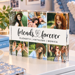 Best Friends Script Photo Collage Block Fotoblokken