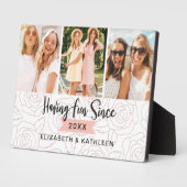 Best Friends Script Photo Collage Fotoplaat (Zijkant)