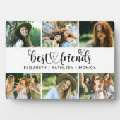 Best Friends Script Photo Collage Fotoplaat (voorkant)