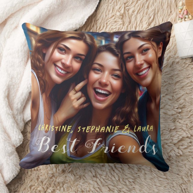 Best Friends Selfie Kussen (Deken)