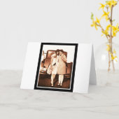 Best Friends  Sepia Kaart (Gele Bloem)