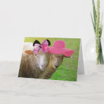 Best Friends Sheep Happy Birthday Kaart<br><div class="desc">Er is niemand zoals je beste vriend,  toch? Laat haar weten hoe speciaal ze is met deze superschattige schapenkaart. Pas het bericht aan en geniet van plezier. Bedankt om te zoeken! Foto ©Christine Greenspan</div>