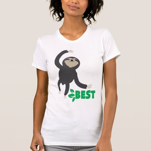 Best Friends Sloth Shirt - BEST (Voorkant)