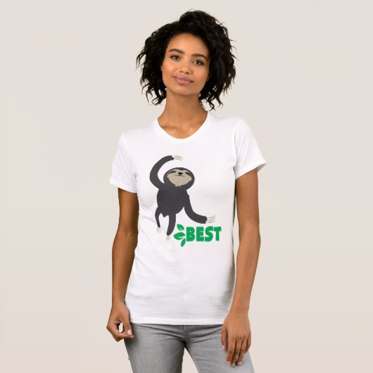 Best Friends Sloth Shirt - BEST (Voorkant volledig)